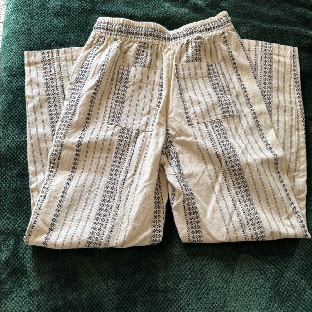 Anthropologie Boho Tassel Beach Pants - Picture 8 of 13